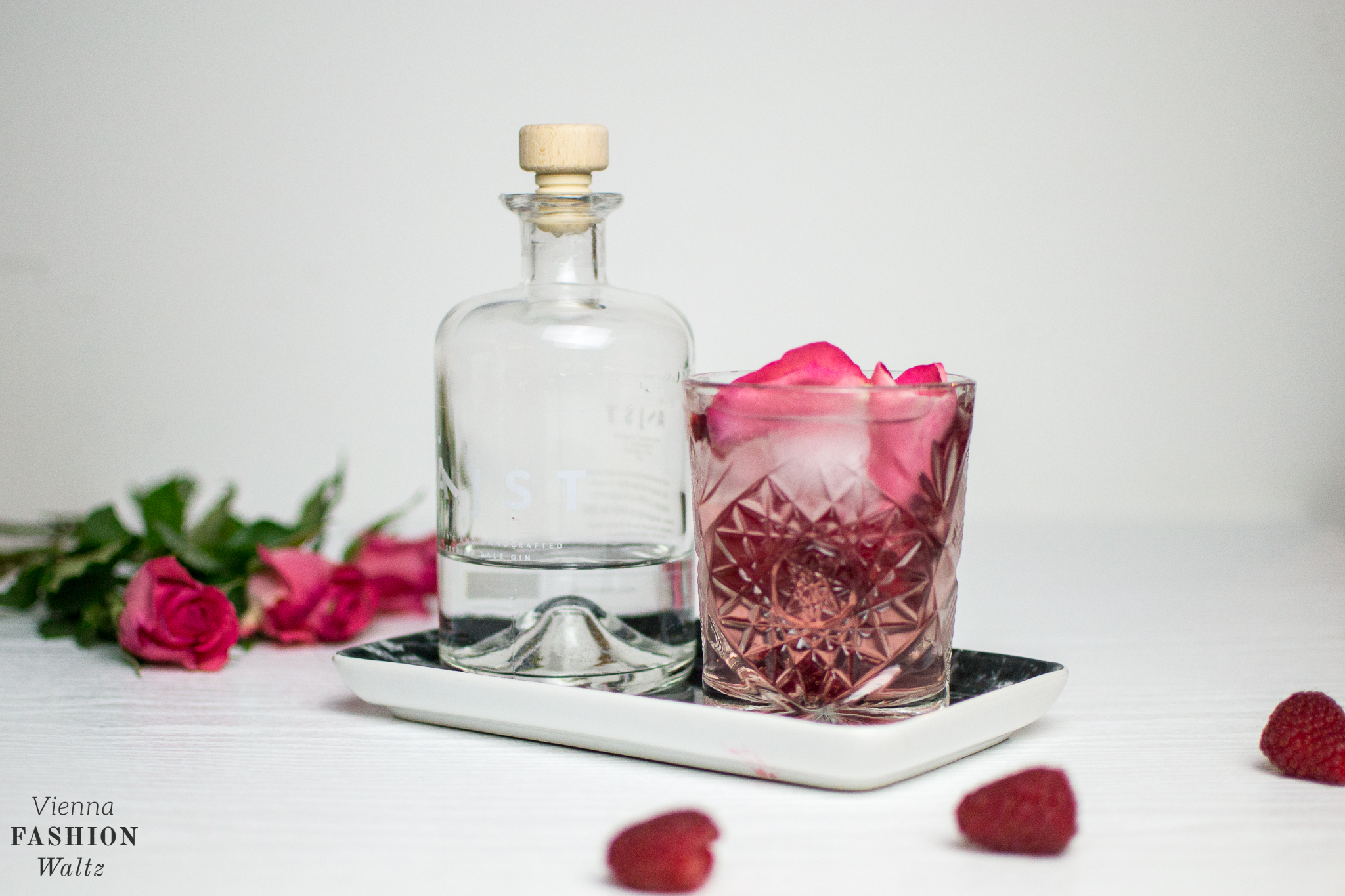 Raspberry Rose Gin and Tonic with black Pepper Recipe