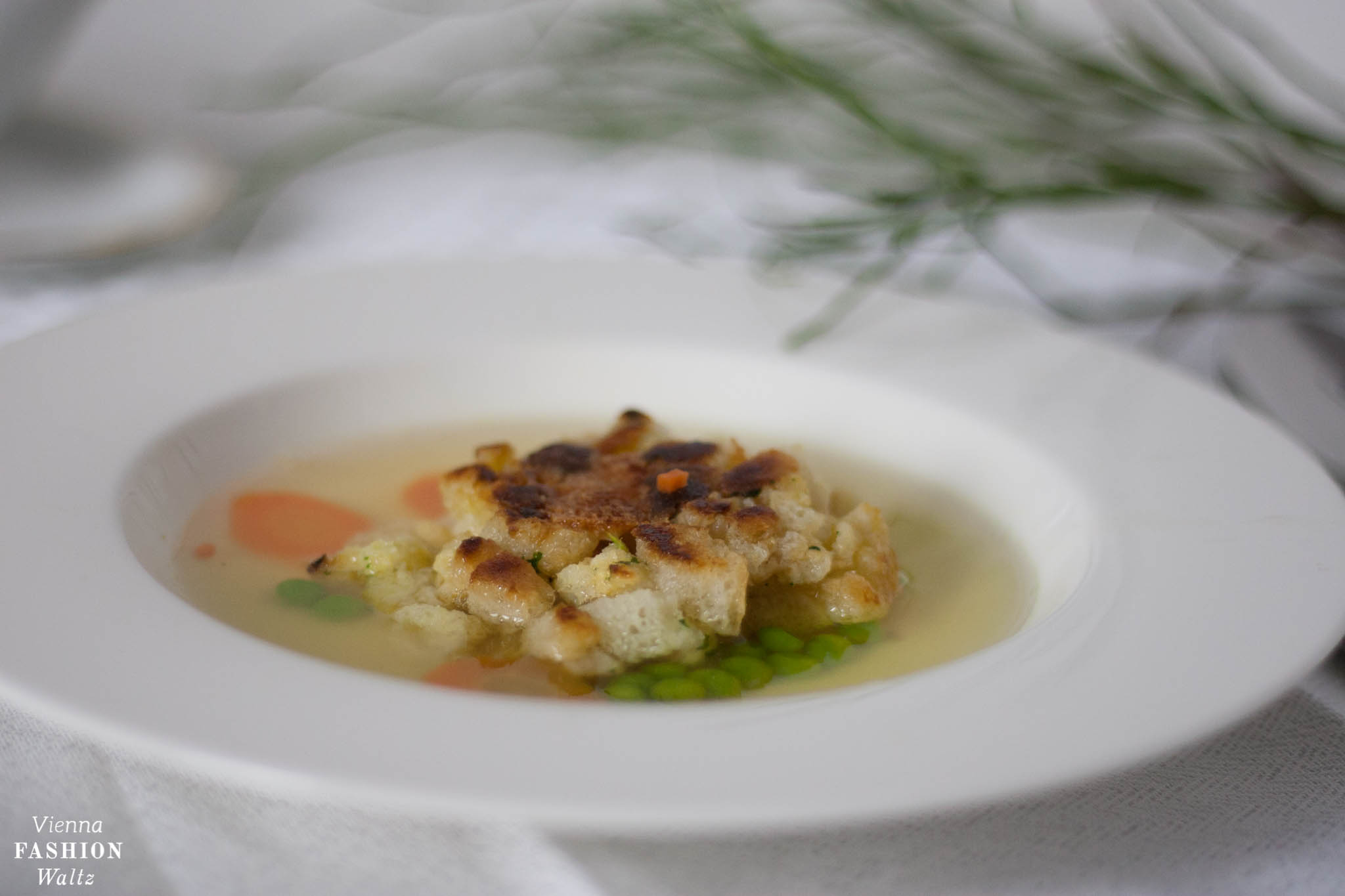 Kaspressknödel Suppe Salat Vienna Fashion Waltz