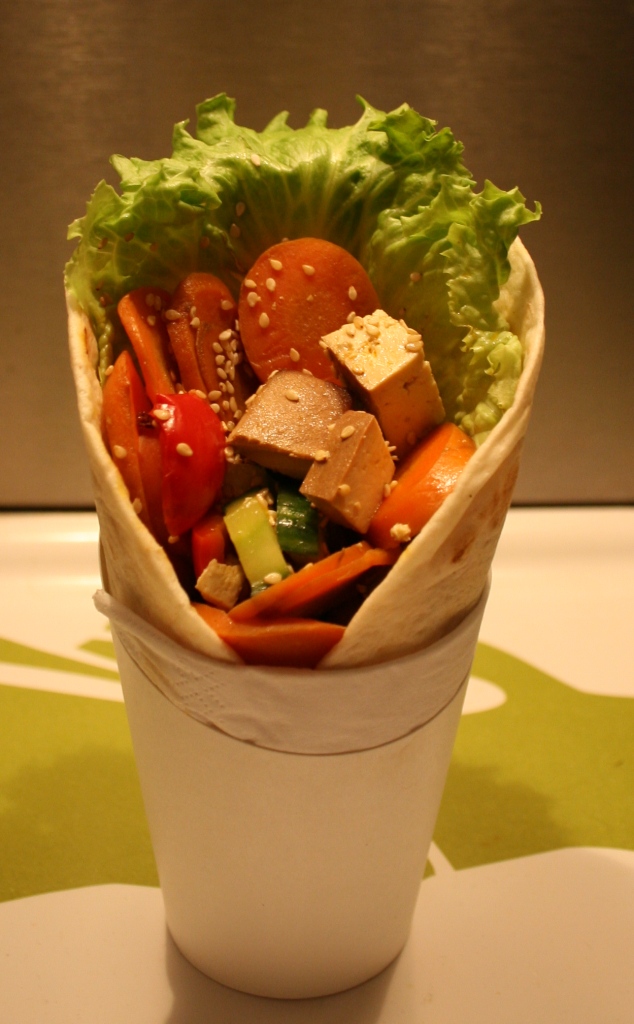 Favourite Fast-Food: Gemüse Wrap