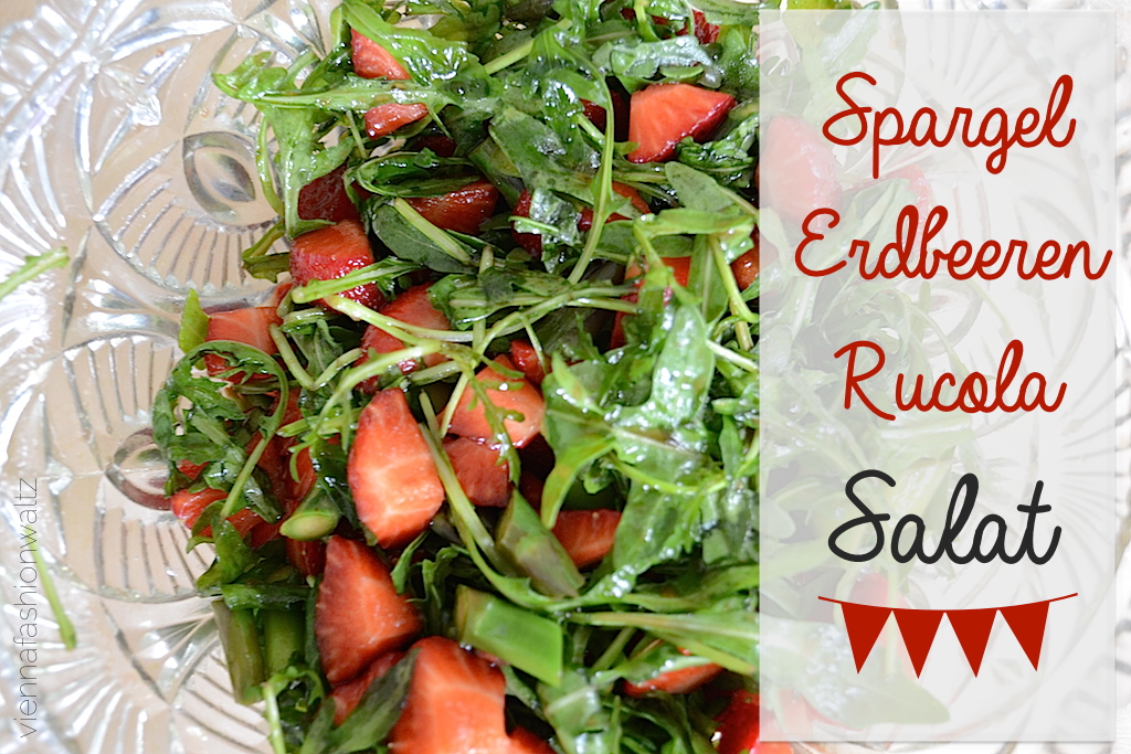 Spargel Erdbeer Rucola Salat