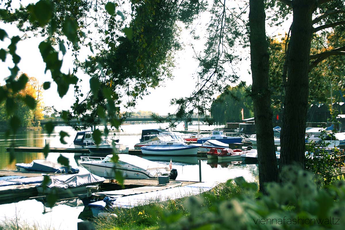 Wien Alte Donau, Wien: Boote an der Alten Donau
