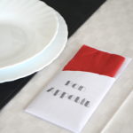 DIY Tischdekoration - Tasche für Besteck & Serviette
